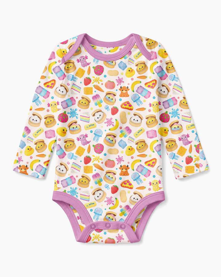 Gerippte Babykleidung mit individuellem Foto - Weich &amp; Skizzenhaft