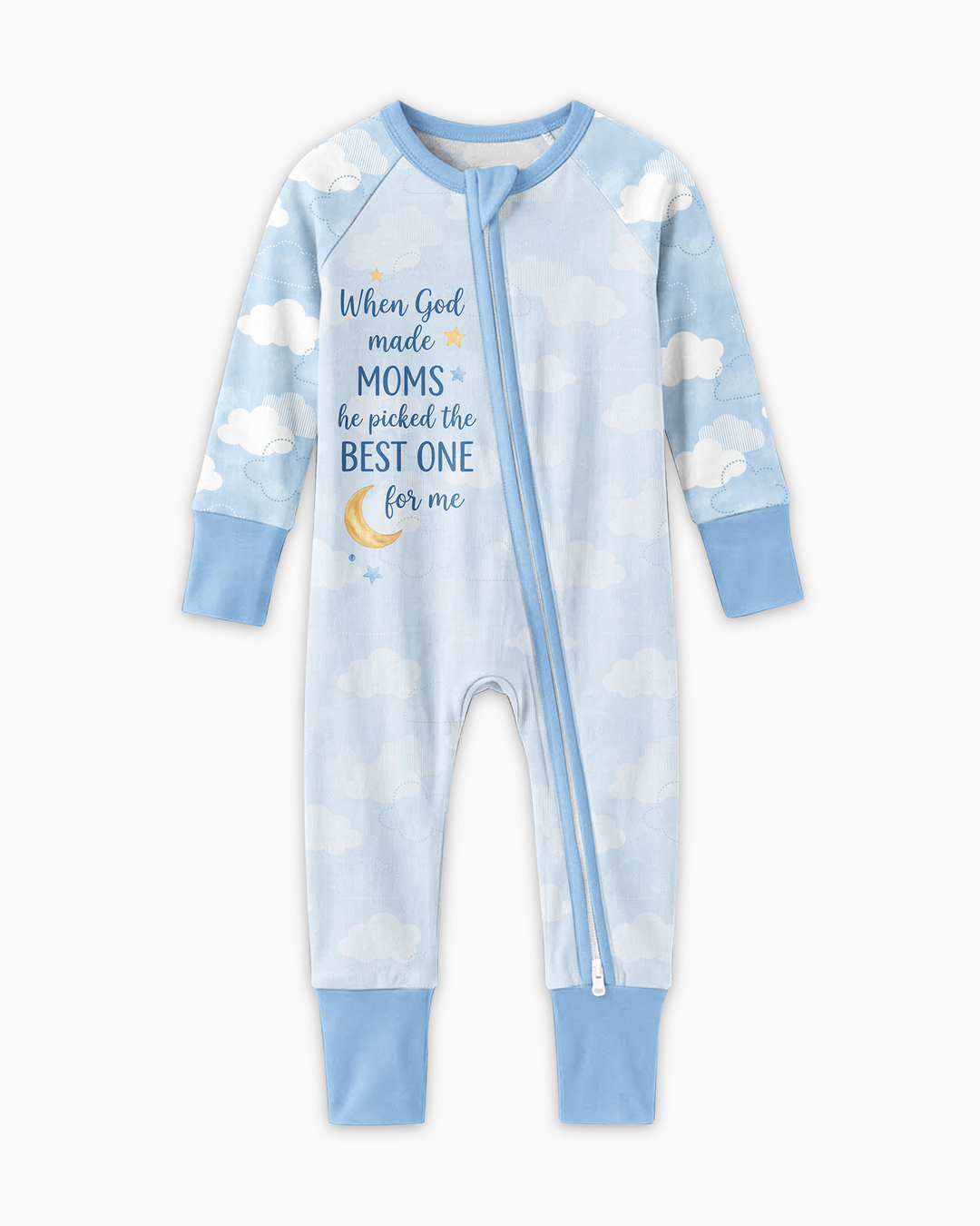 God Made The Best Mom Bamboo Convertible Zippy