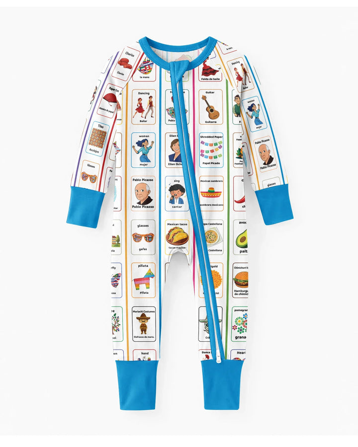Gerippte Babykleidung mit individuellem Foto - Weich &amp; Skizzenhaft