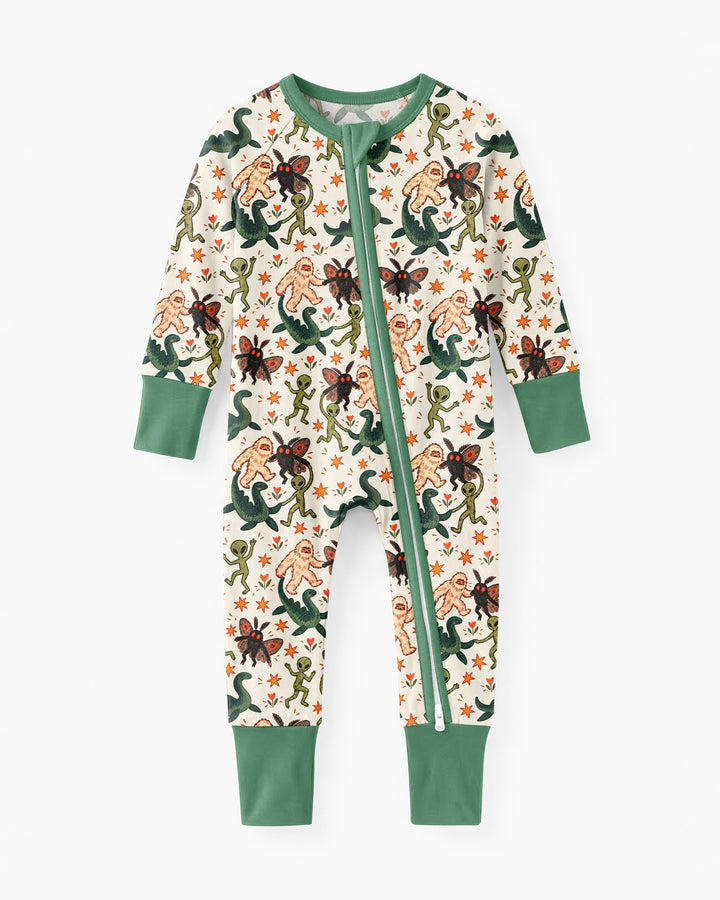 Dancing Cryptids Bamboo Convertible Zippy