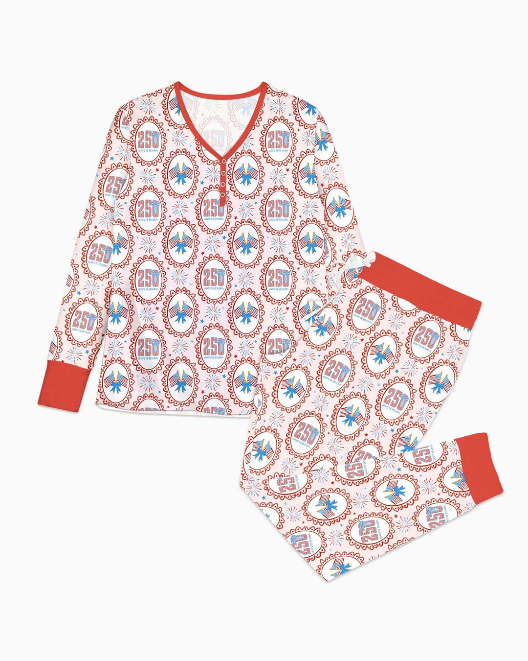 Vorlage Bambus Damen Pyjama Set