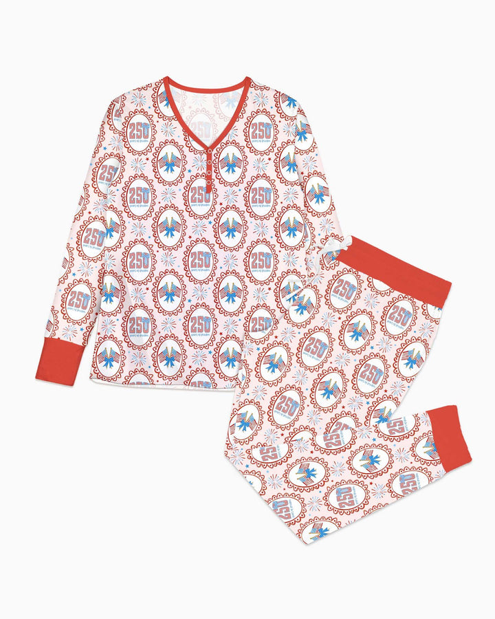 Vorlage Bambus Damen Pyjama Set