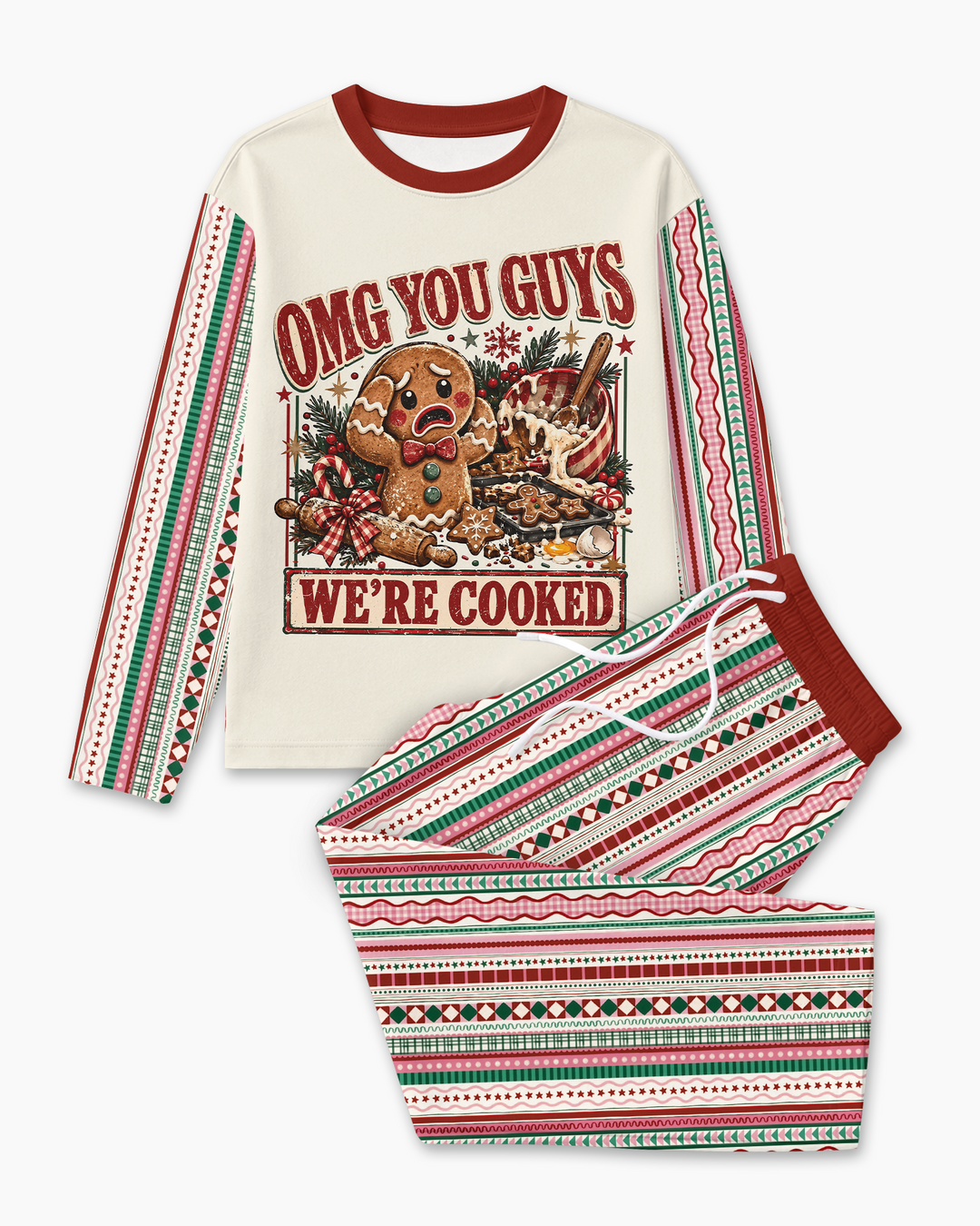 You Guys We're Cooked Bamboo Men's Pajama Set