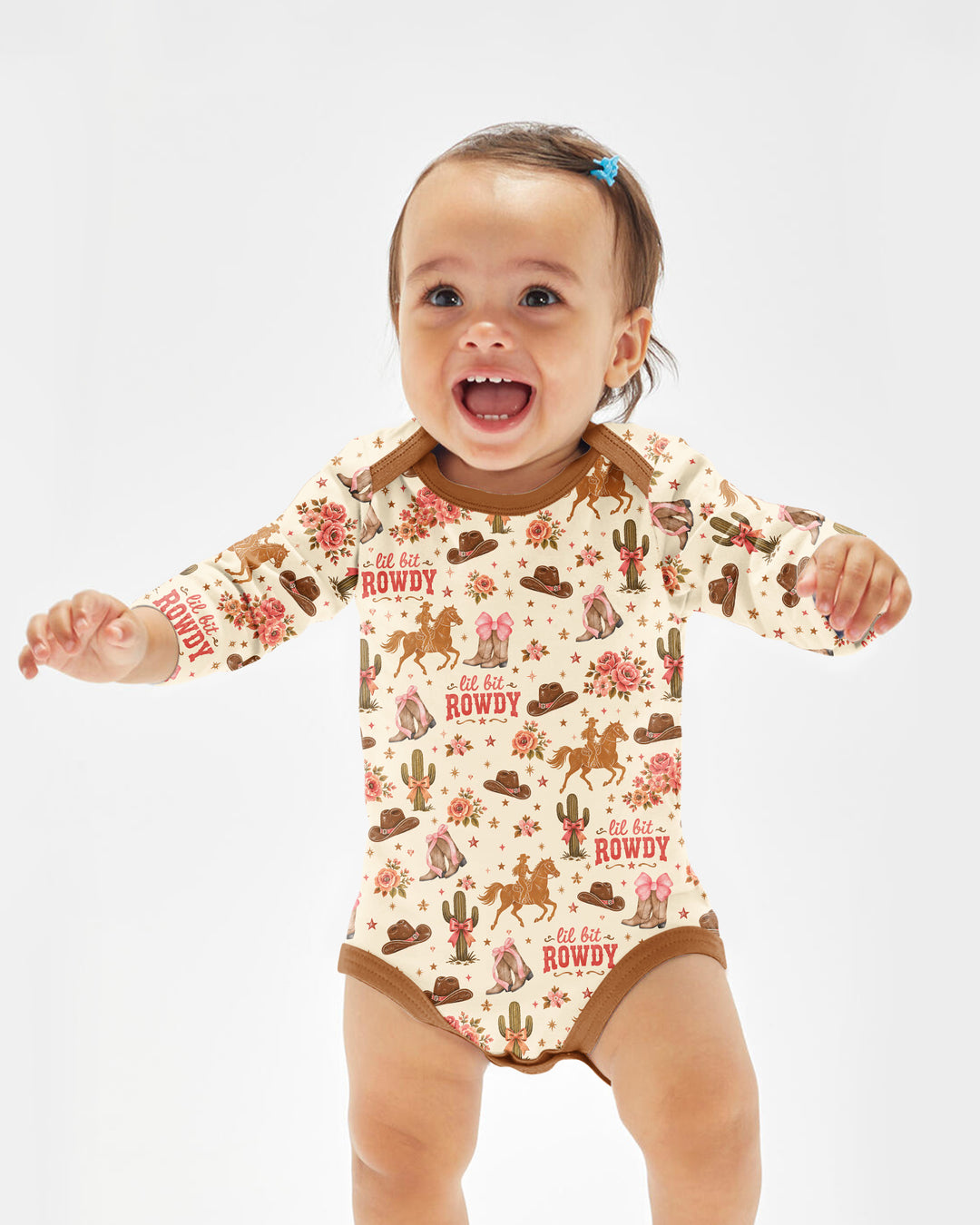 Gerippte Babykleidung mit individuellem Foto - Weich &amp; Skizzenhaft