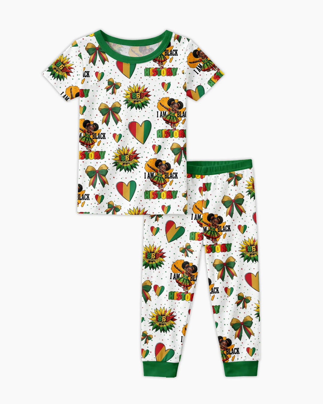 Zweiteiliges, kurzärmliges Pyjama-Set mit Marienkäfern