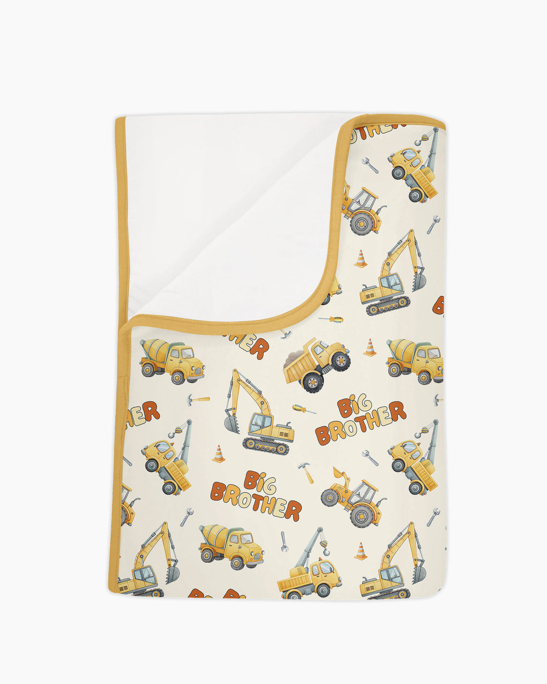 Custom Construction Matching Sibling Bamboo Blanket