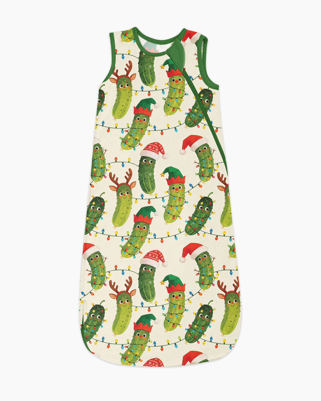 Cheerful Christmas Pickle Bamboo Sleep Bag