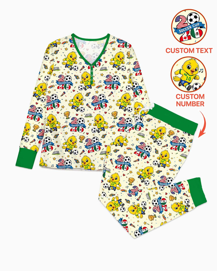 Vorlage Bambus Damen Pyjama Set