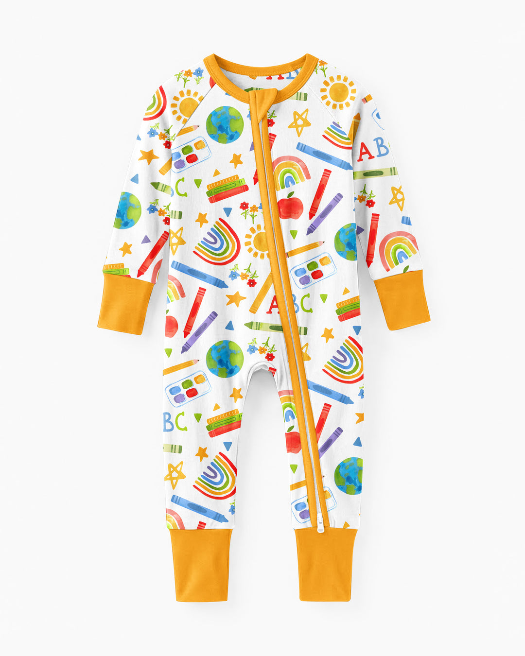 Gerippte Babykleidung mit individuellem Foto - Weich &amp; Skizzenhaft