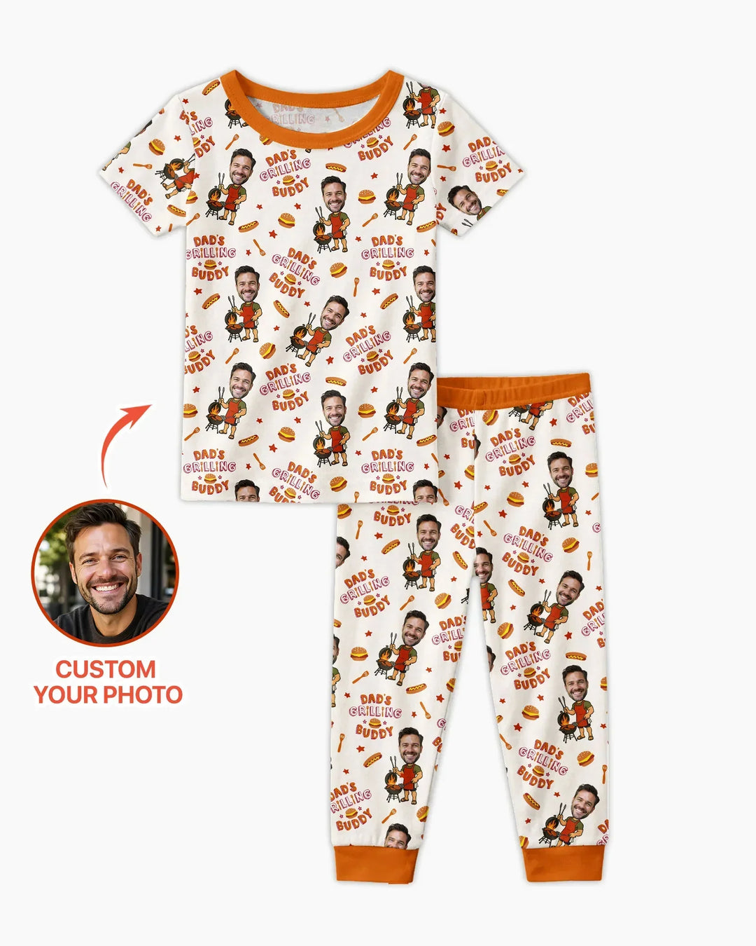 Zweiteiliges, kurzärmliges Pyjama-Set mit Marienkäfern