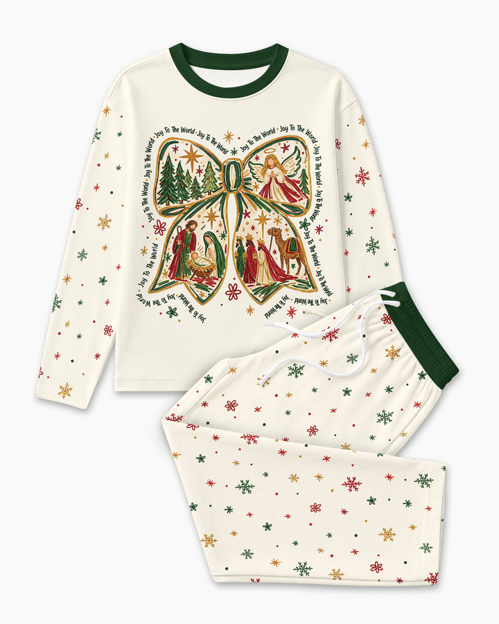 Joy To The World Bamboo Men's Pajama Set