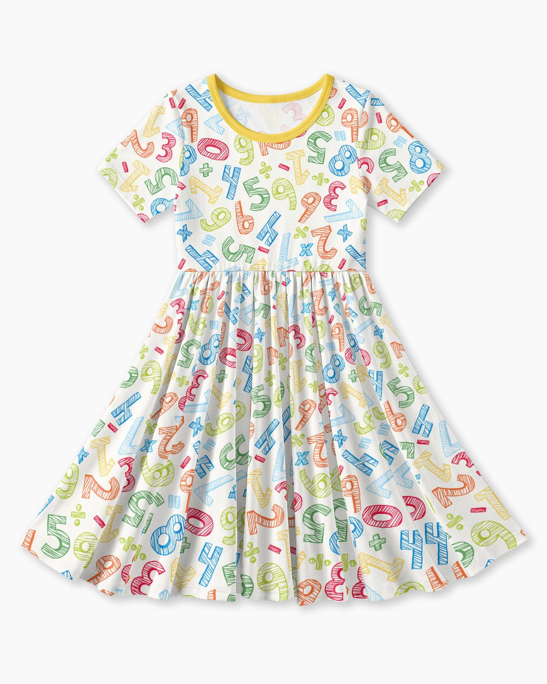 Math Doodles Bamboo Twirl Dress