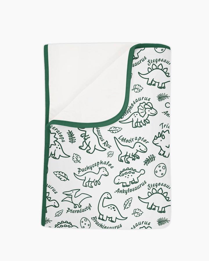 Dinosaur Park Bamboo Blanket
