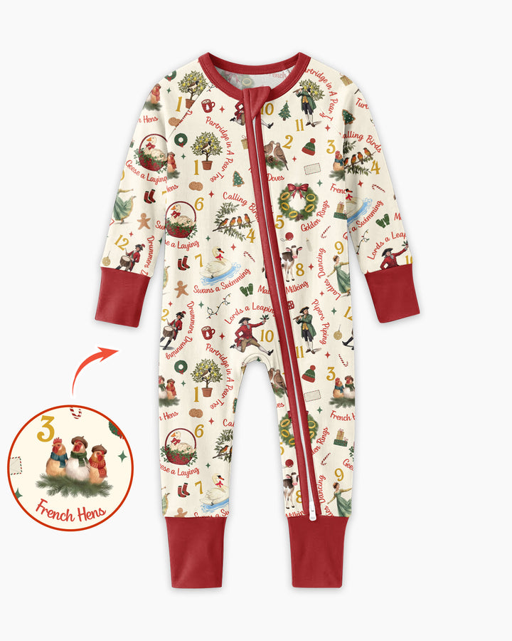 12 Days of Christmas Bamboo Convertible Zippy