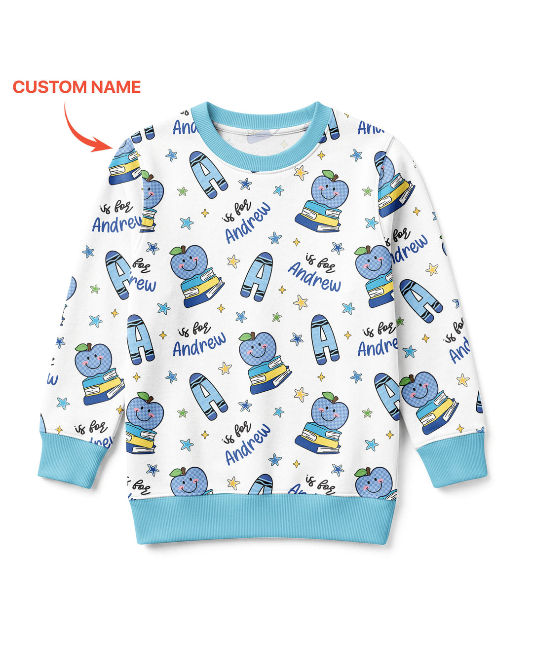 Custom Template Bambus-Rundhals-Sweatshirt