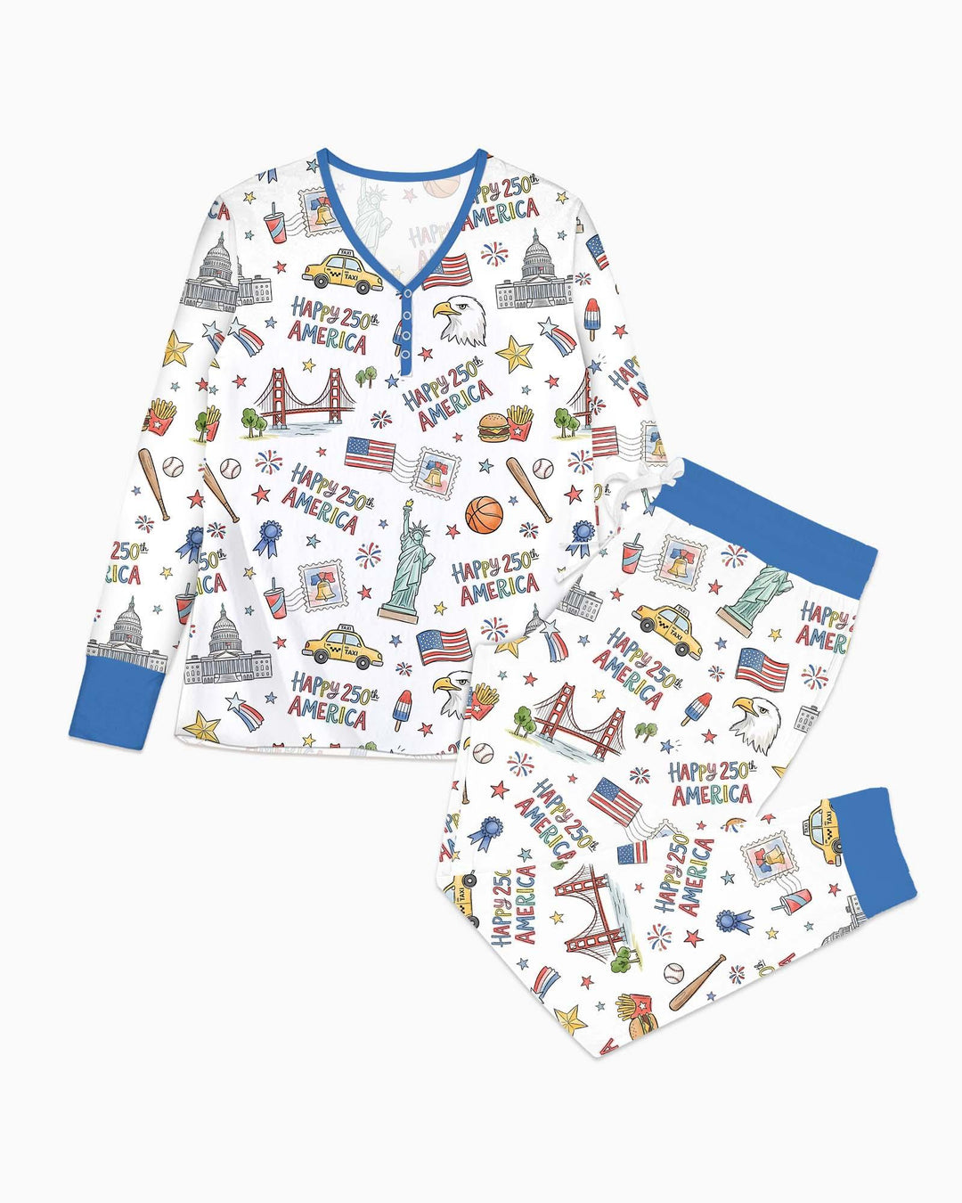 Vorlage Bambus Damen Pyjama Set