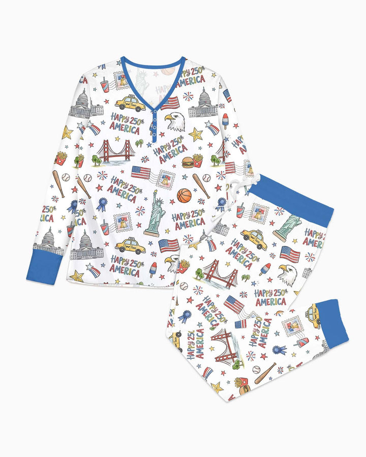 Vorlage Bambus Damen Pyjama Set