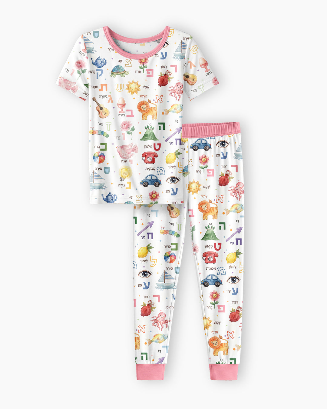 Zweiteiliges, kurzärmliges Pyjama-Set mit Marienkäfern