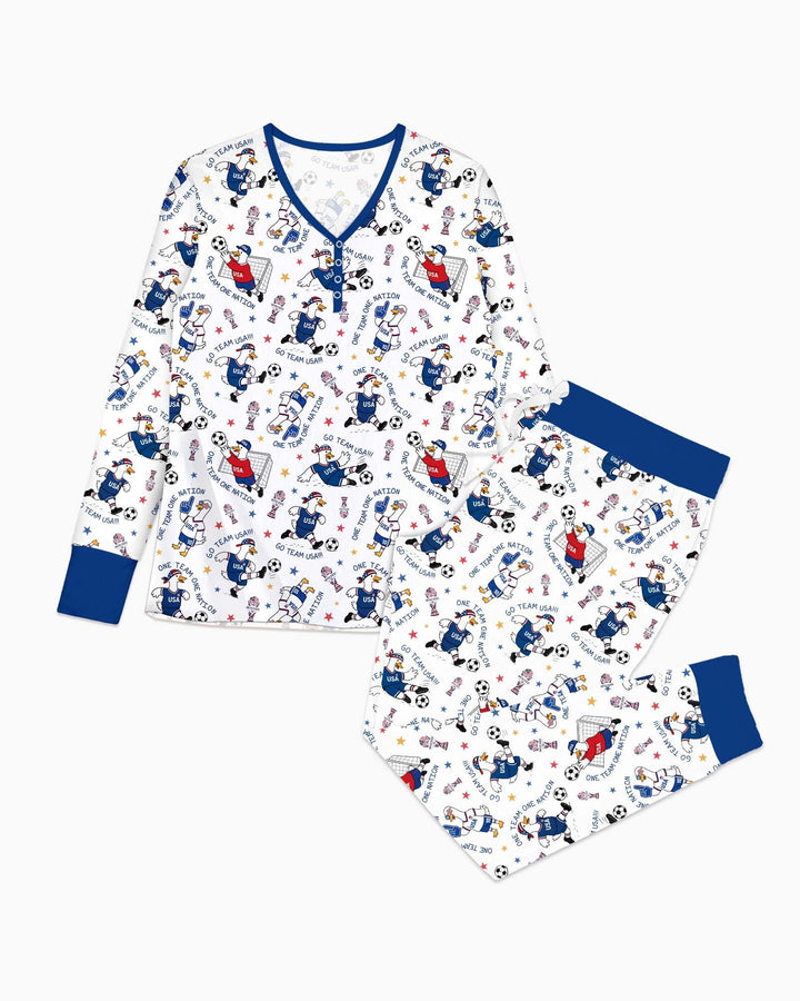 Vorlage Bambus Damen Pyjama Set