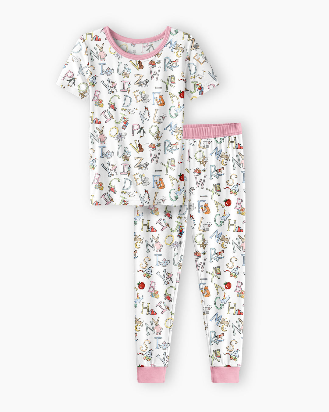 Zweiteiliges, kurzärmliges Pyjama-Set mit Marienkäfern