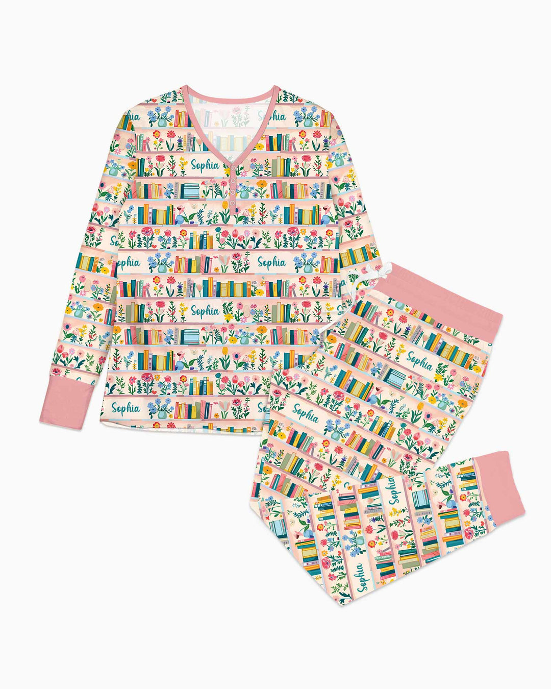 Vorlage Bambus Damen Pyjama Set