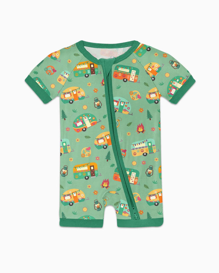 Happy Little Camper Bamboo Shorty Zippy