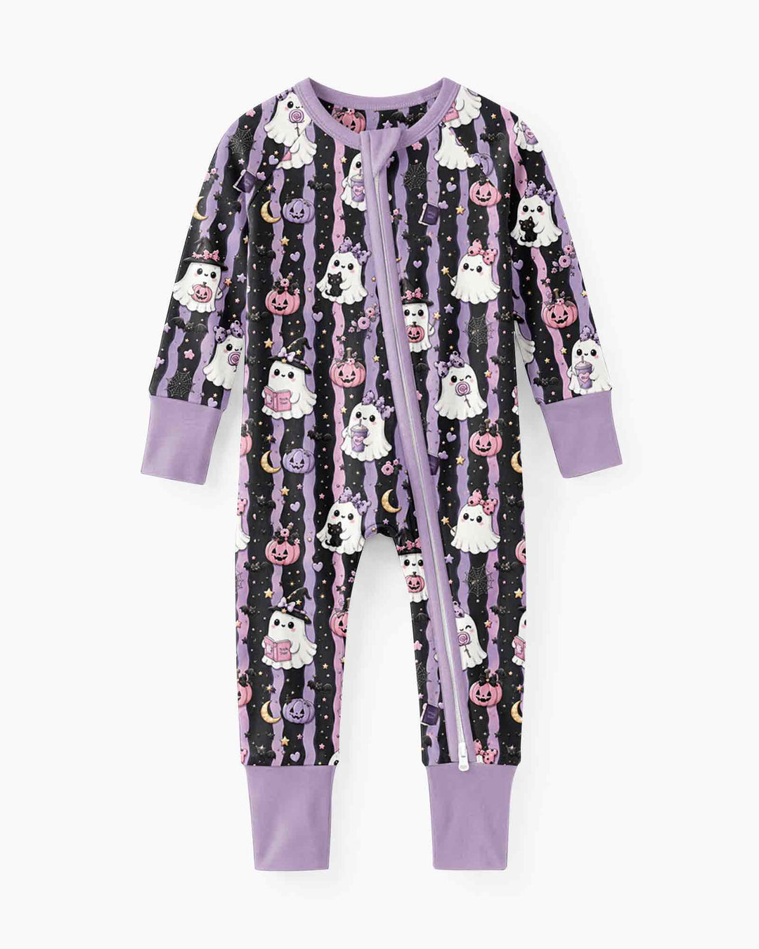 Cute Ghost Halloween Bamboo Convertible Zippy