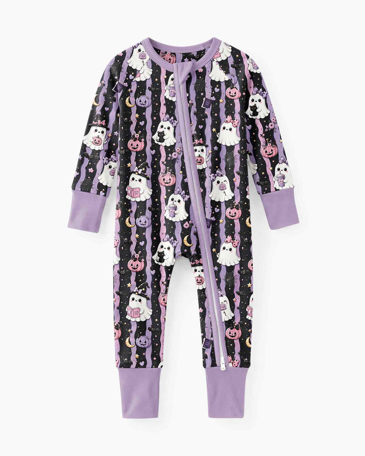 Cute Ghost Halloween Bamboo Convertible Zippy