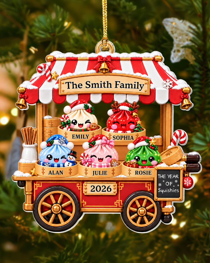 The Year Of Squishy Family Acrylic Ornament
