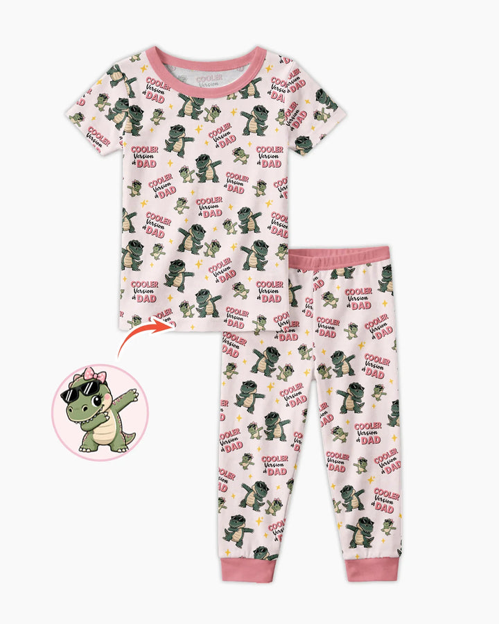 Zweiteiliges, kurzärmliges Pyjama-Set mit Marienkäfern