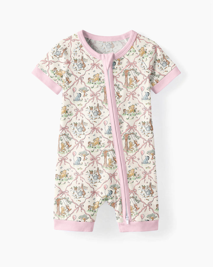 Spring Meadow Friends Bamboo Shorty Zippy