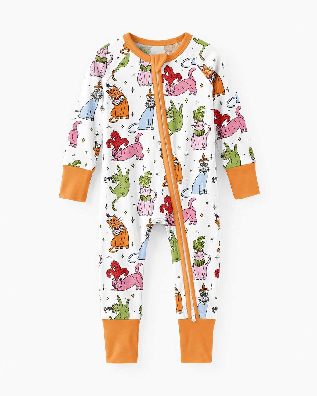 Whimsical Cats Bamboo Convertible Zippy