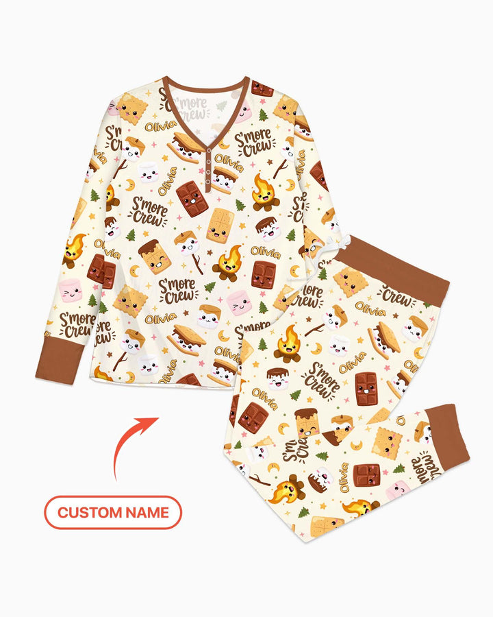 Vorlage Bambus Damen Pyjama Set