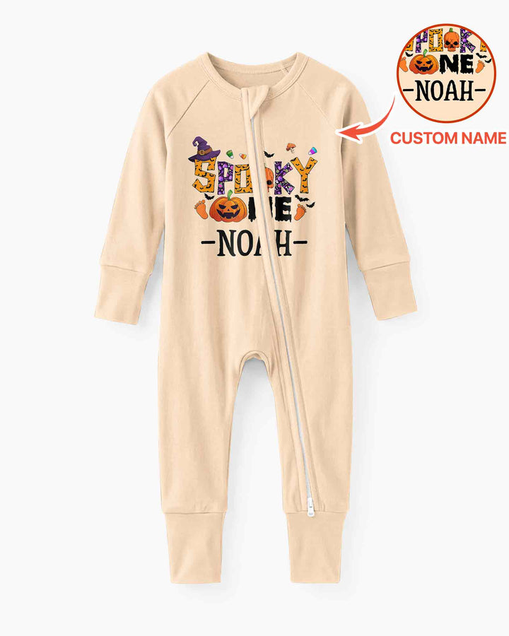 Personalized Spooky One First Birthday Halloween Bamboo Convertible Zippy