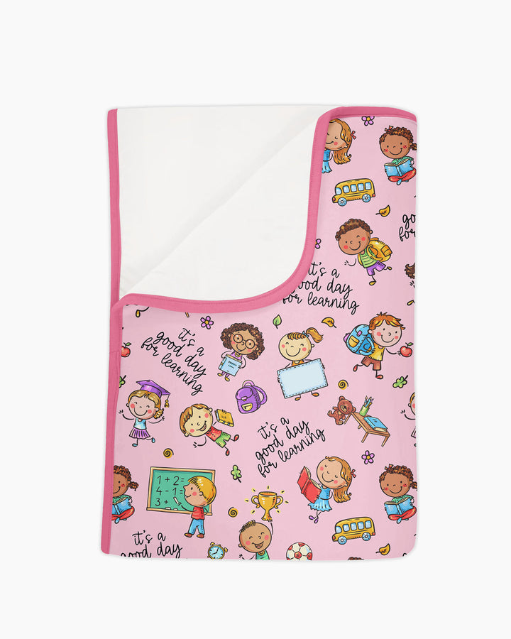 Little Learners Adventure Bamboo Blanket