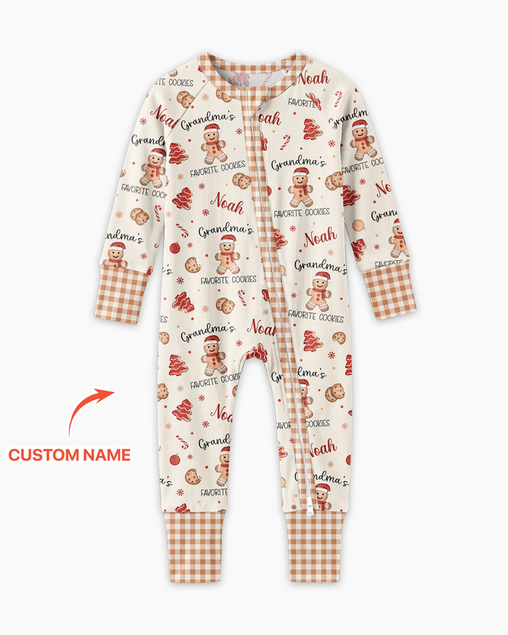 Custom Name Grandma’s Favorite Cookies Bamboo Convertible Zippy