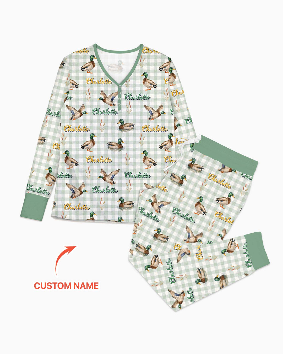 Vorlage Bambus Damen Pyjama Set