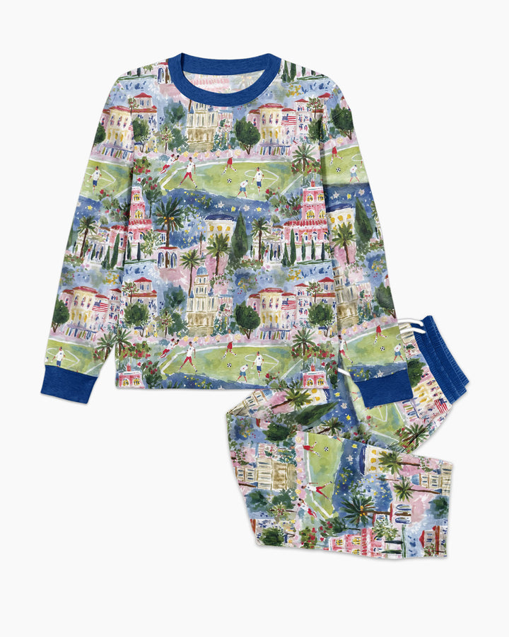 Soccer Tour 2026 Bamboo Men's Pajama Set