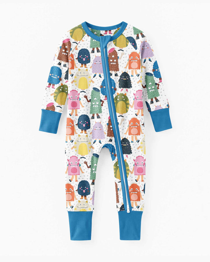 (Not So) Scary Monsters Bamboo Convertible Zippy
