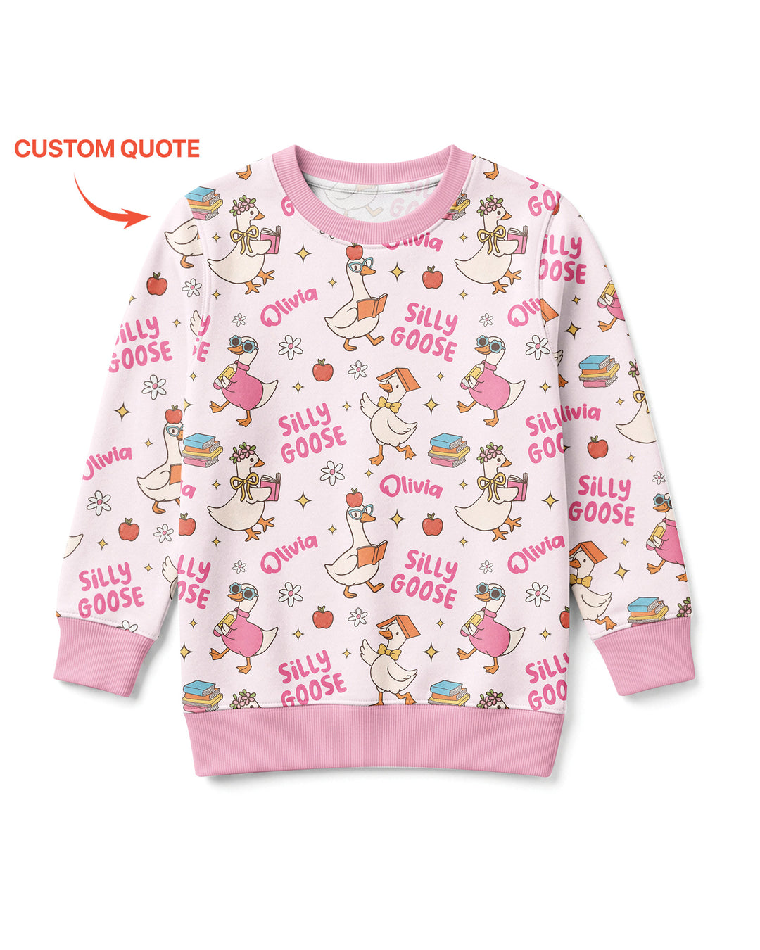 Custom Template Bambus-Rundhals-Sweatshirt