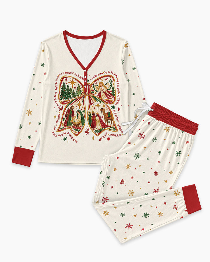 Joy To The World Bamboo Women Pajama Set