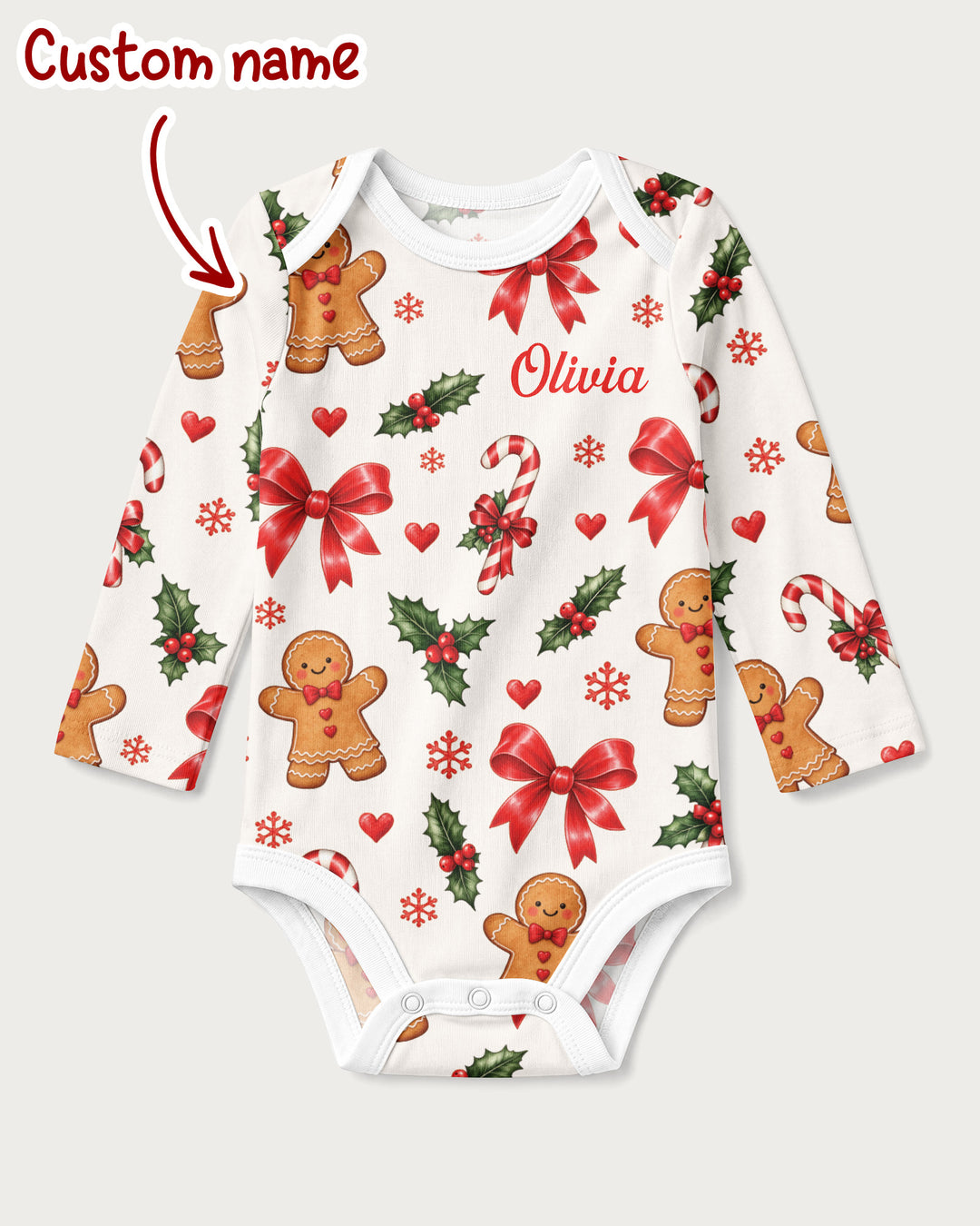 Gingerbread Cuddles Bamboo Bodysuit