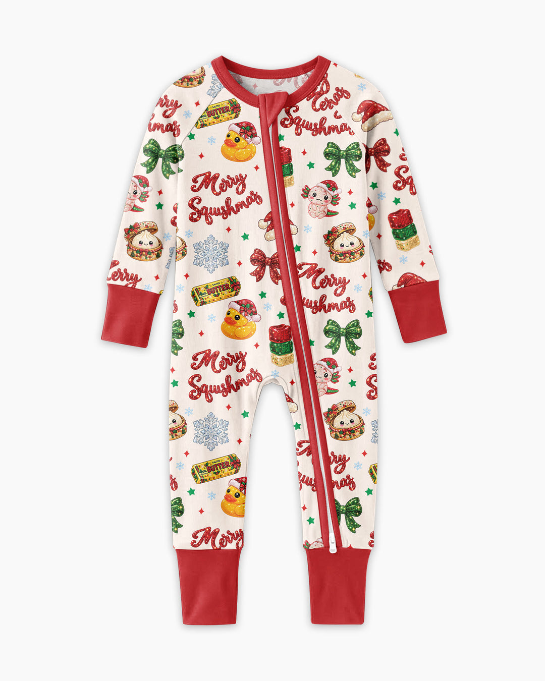 Merry Squishmas Bamboo Convertible Zippy