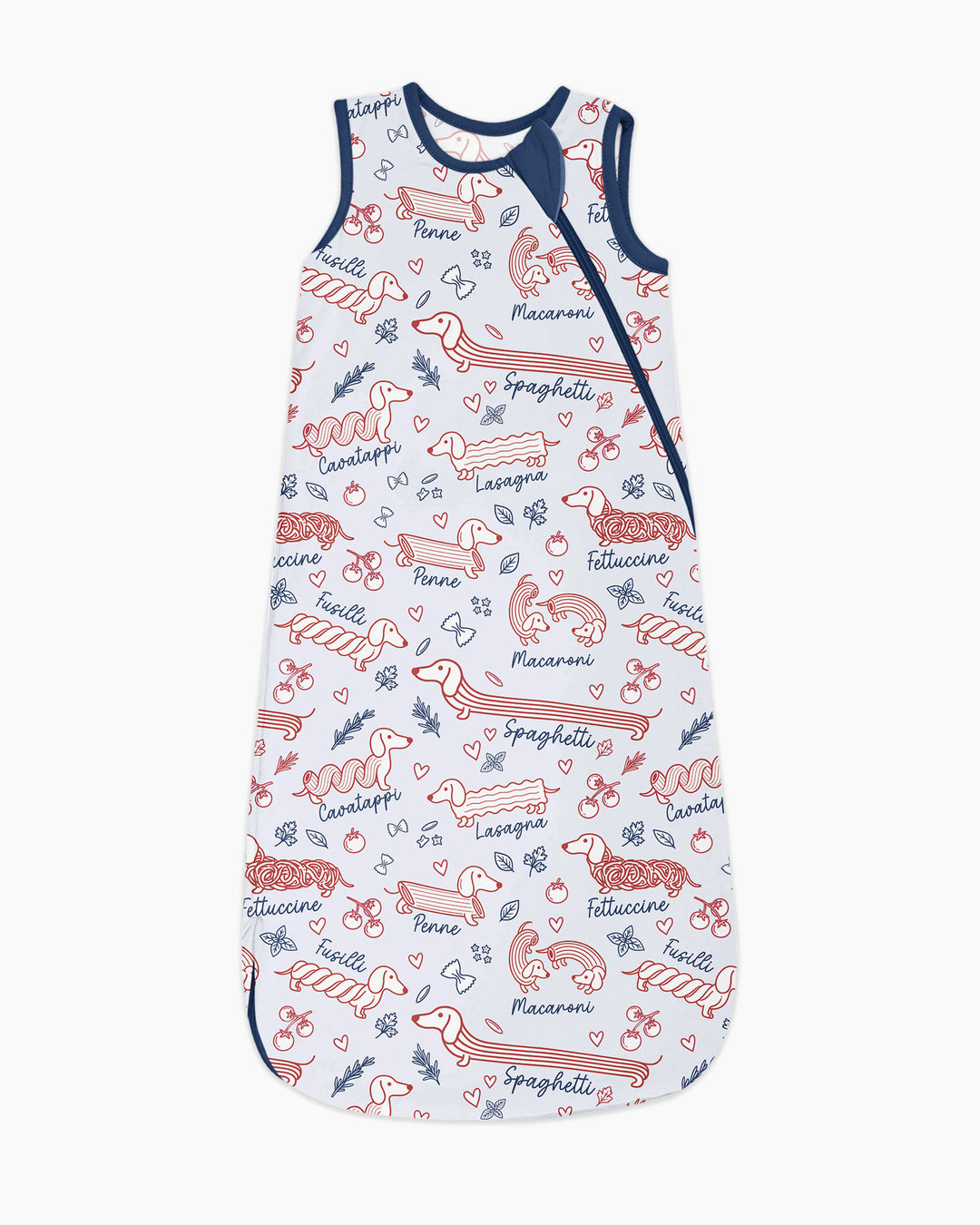 Funny Dachshund Pasta Pups Bamboo Sleep Bag
