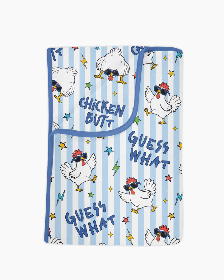 Guess What? Chicken Butt! Bamboo Blanket