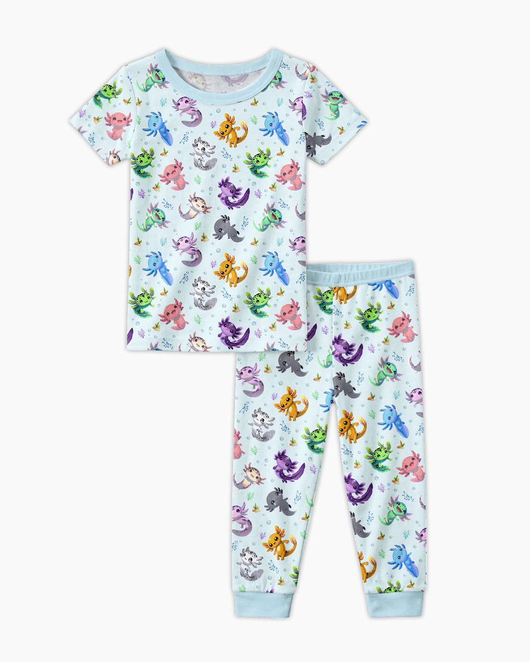 Zweiteiliges, kurzärmliges Pyjama-Set mit Marienkäfern