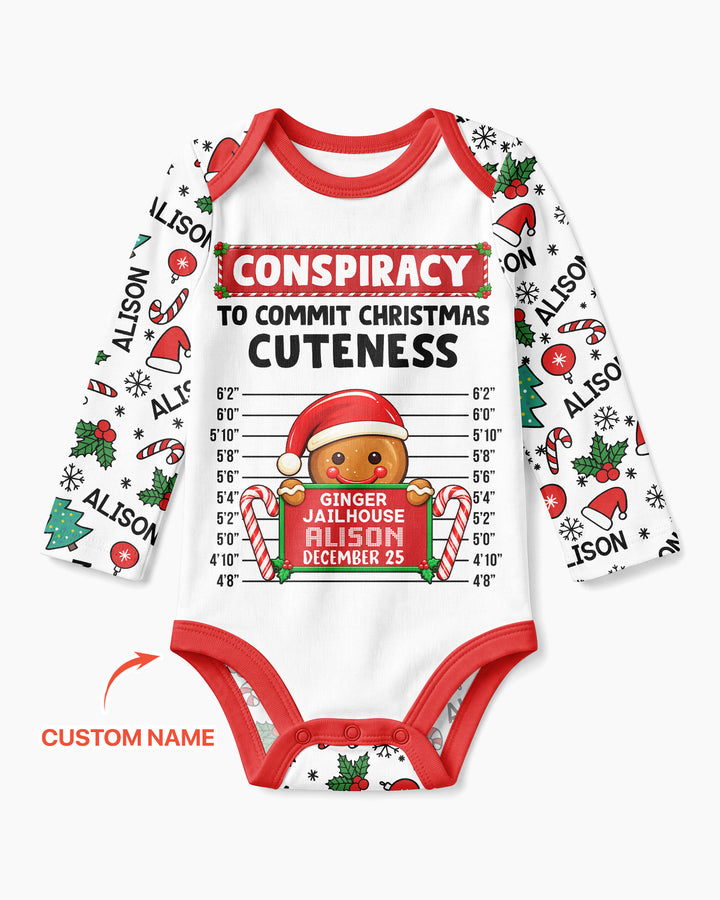 Funny Christmas Family Matching Bamboo Bodysuit