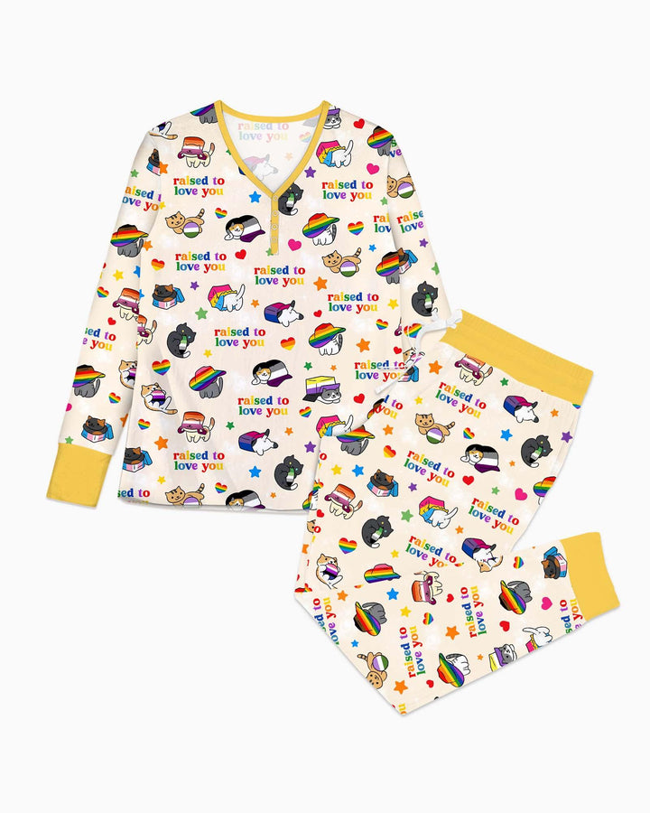 Vorlage Bambus Damen Pyjama Set
