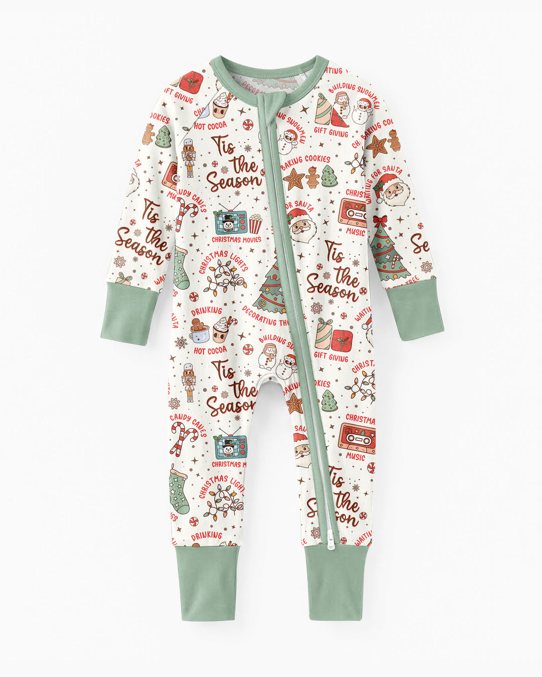 Tis The Season Retro Christmas Bamboo Convertible Zippy
