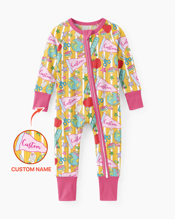 Gerippte Babykleidung mit individuellem Foto - Weich &amp; Skizzenhaft